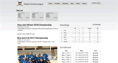Desktop Screenshot of natickhockeyleague.com